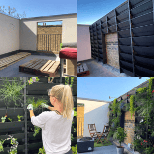 assembling a living wall