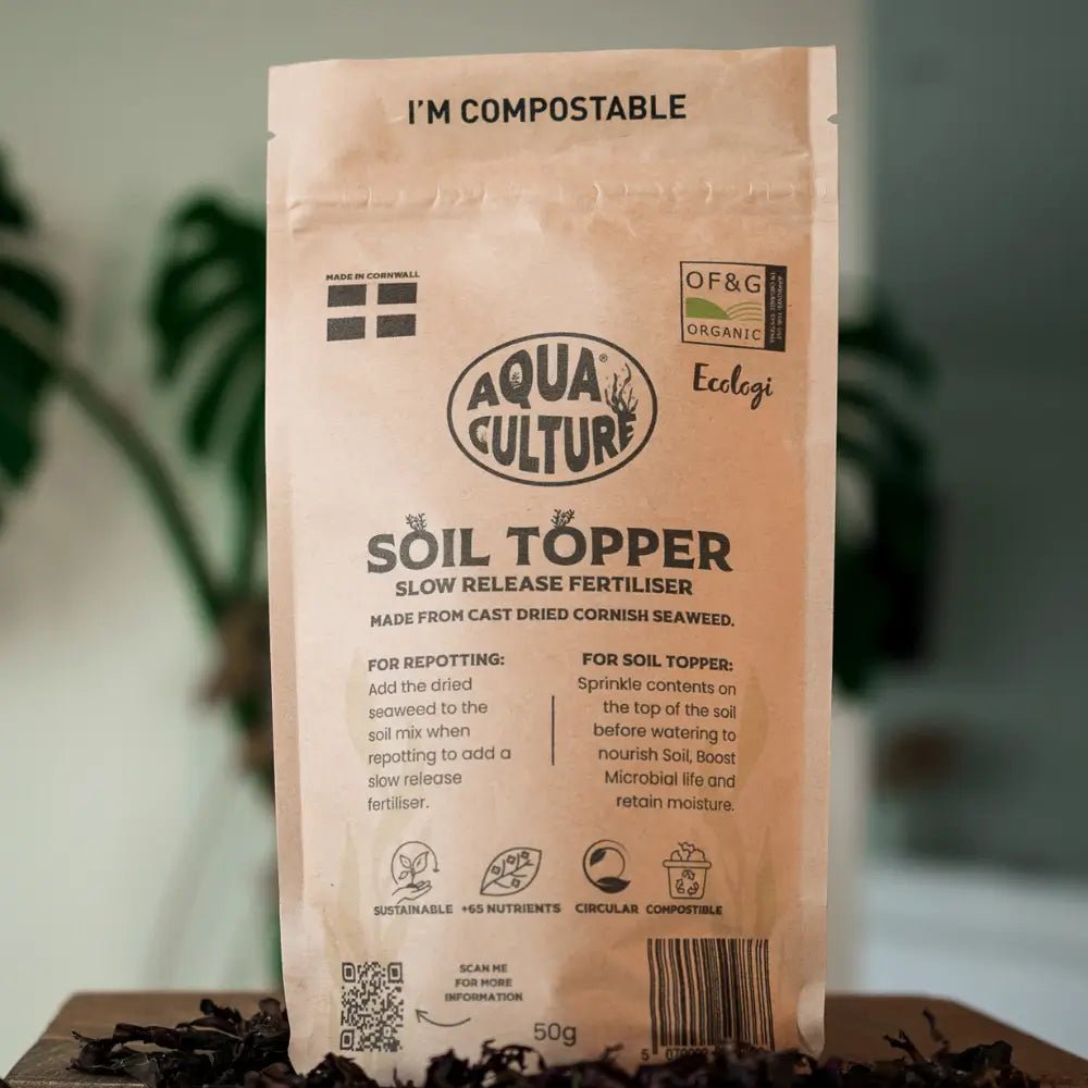 Organic Dried Seaweed Soil Topper - Natural Garden Fertiliser
